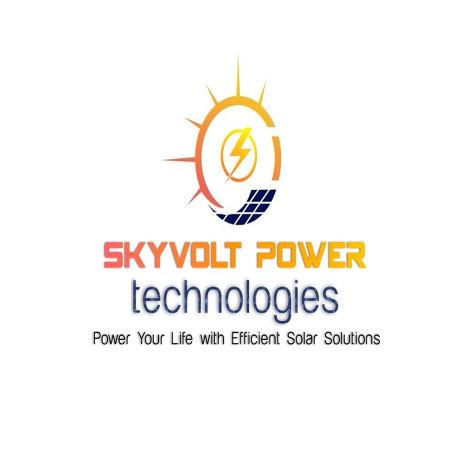 SKYVOLT POWER TECHNOLOGIES POWER YOUR LIFE WITH EFFICIENT SOLAR SOLUTIONS logo