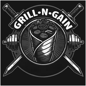 GRILL N GAIN (With Device) logo
