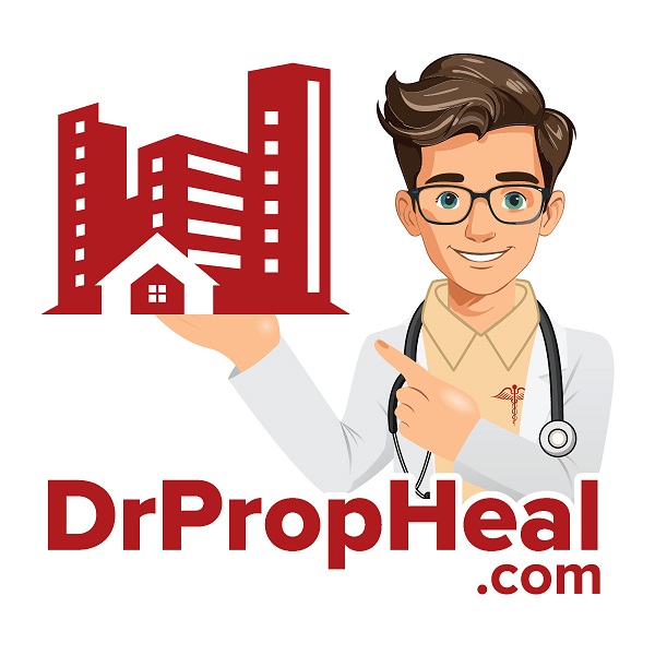 DrPropHeal.com and devices (label) logo