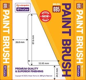 TruCare PAINT BRUSH 695 logo