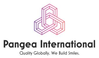 PANGEA INTERNATIONAL Quality Globally. We Build Smiles. logo