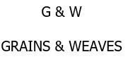G&W GRAINS & WEAVES logo