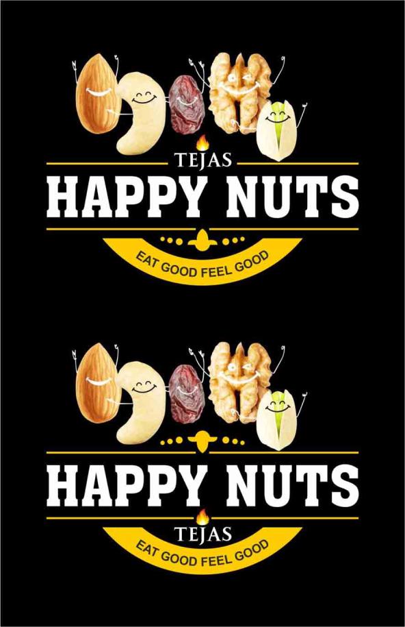 TEJAS HAPPY NUTS logo