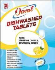 OSWAL DISHWASHER TABLETS WITH LABEL logo