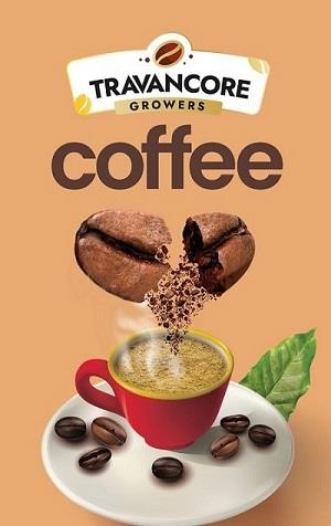 TRAVANCORE GROWERS COFFEE logo