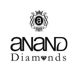 ANAND DIAMONDS ALONGWITH A LOGO logo