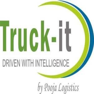 TRUCK - IT DRIVEN WITH INTELLIGENCE BY POOJA LOGISTICS logo