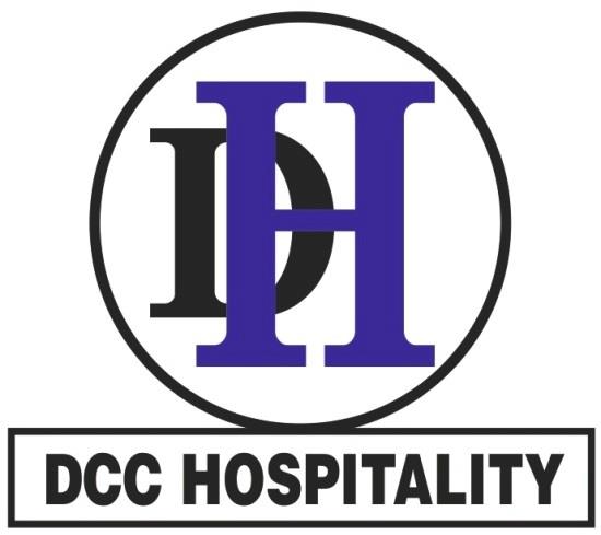 DCC HOSPITALITY WITH DEVICE OF DH logo