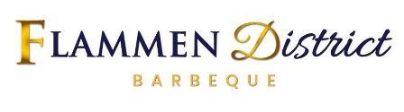 FLAMMEN DISTRICT BARBEQUE logo