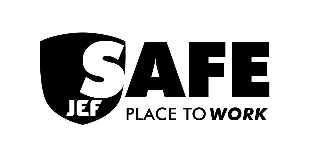 JEF SAFE PLACE TO WORK logo