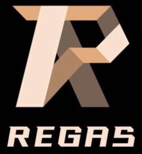 REGAS WITH DEVICE OF R logo