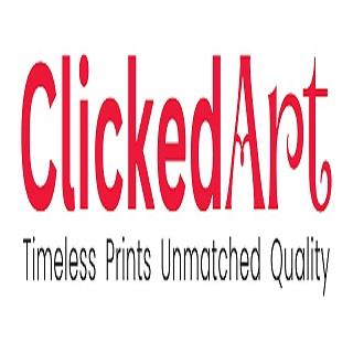 CLICKED ART TIMELESS PRINT UNMATCHED QUALITY logo