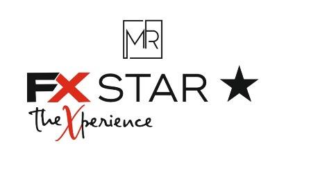 MR FX STAR WITH THE TAGLINE OF THE XPERIENCE logo