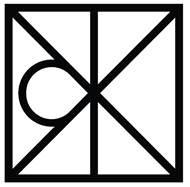 CK Square Emblem design logo