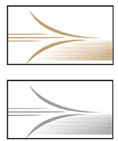 Partial arrow device logo