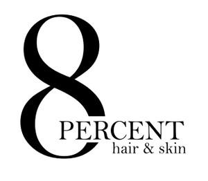 8 PERCENT HAIR & SKIN logo