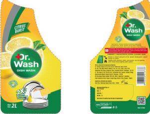 DR. WASH DISH WASH logo