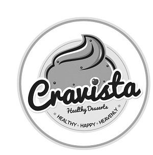 Cravista Healthy Desserts, Healthy, Happy, Heavenly logo