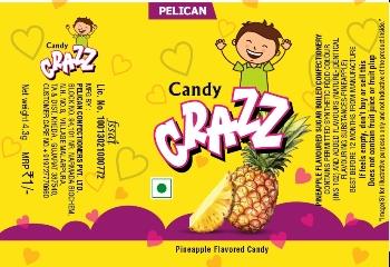 PELICAN Candy CRAZZ with Devices & Other Matters-Wrapper-Label logo