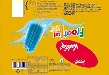 VADILAL FROOTFUL LAGOON SLUSH ICE CANDY logo
