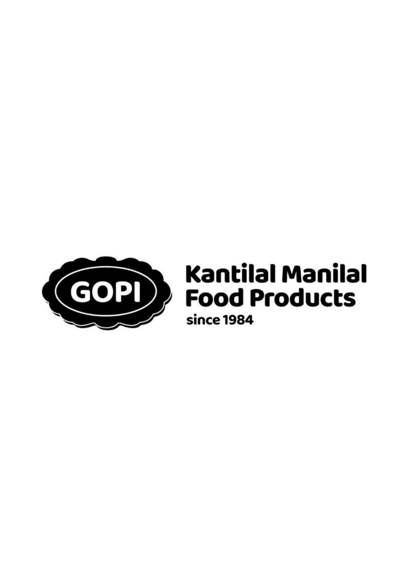 GOPI Kantilal Manilal Food Products logo