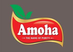 AMOHA- THE NAME OF PURITY logo