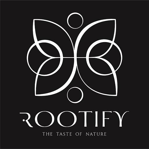 ROOTIFY THE TASTE OF NATURE logo
