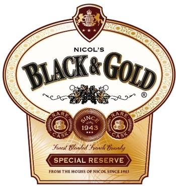 NICOL's BLACK & GOLD logo