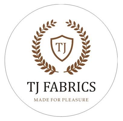 TJ FABRICS MADE FOR PLEASURE logo