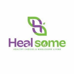 Healsome - Healthy choices Wholesome living logo