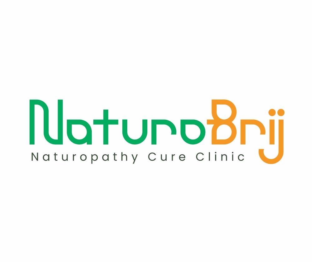 NaturoBrij (logo) with its Tagline “Naturopathy Cure Clinic” logo