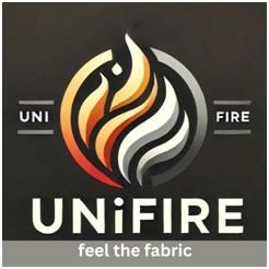 UNiFIRE (feel the fabric) WITH DEVICE logo