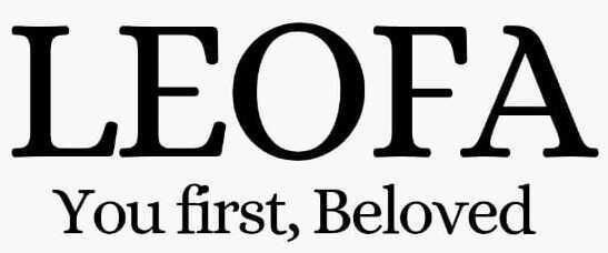 LEOFA YOU FIRST, BELOVED logo