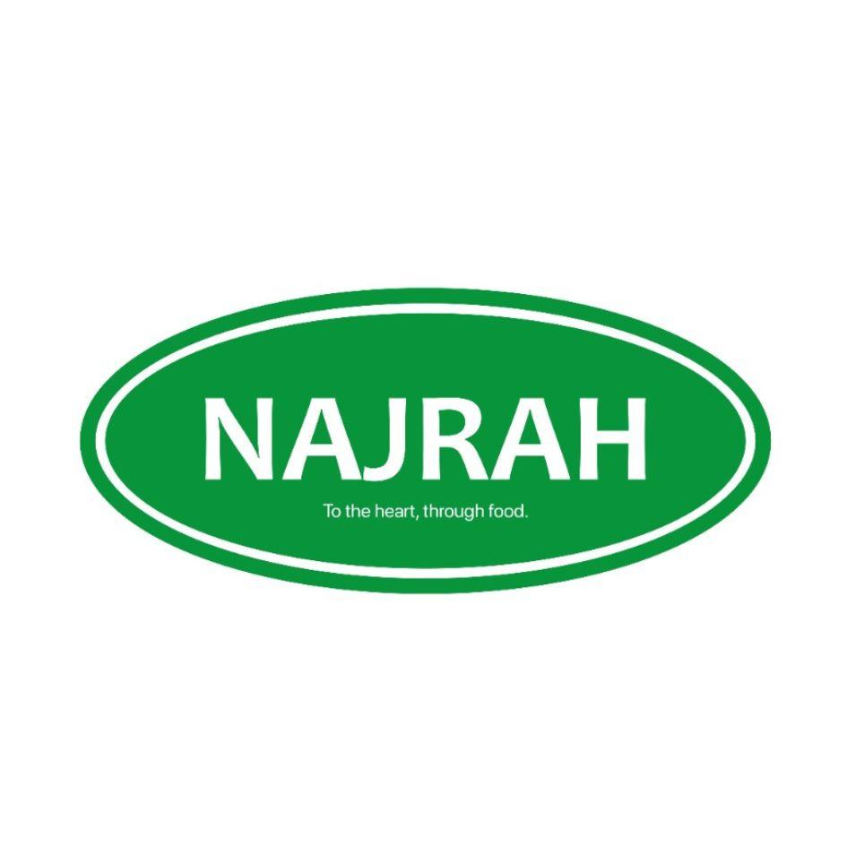 NAJRAH To the heart, through food. logo