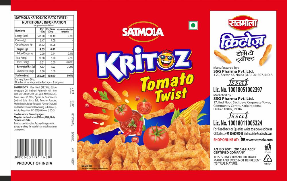 Satmola Kritoz Tomato Twist logo