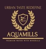 URBAN TASTE REDEFINE AQUAMILLS PREMIUM WATER WITH MINERALS logo