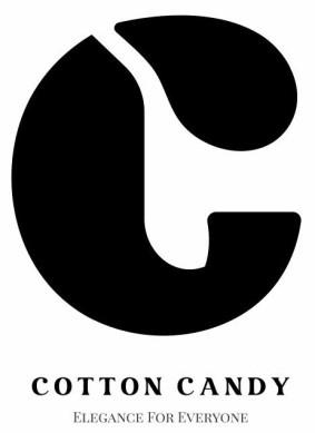 COTTON CANDY with a tagline ELEGANCE FOR EVERYONE with device of C logo