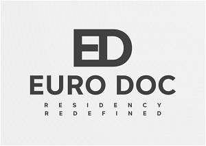 EURO DOC - RESIDENCY REDEFINED (With Device Of ED) logo
