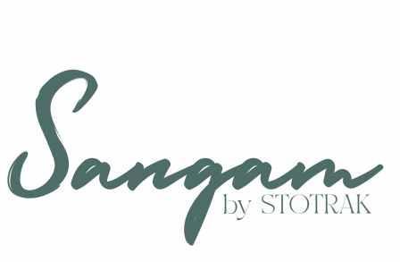 SANGAM (With Tagline by stotrak) logo