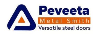 A Peveeta Versatile steel doors logo