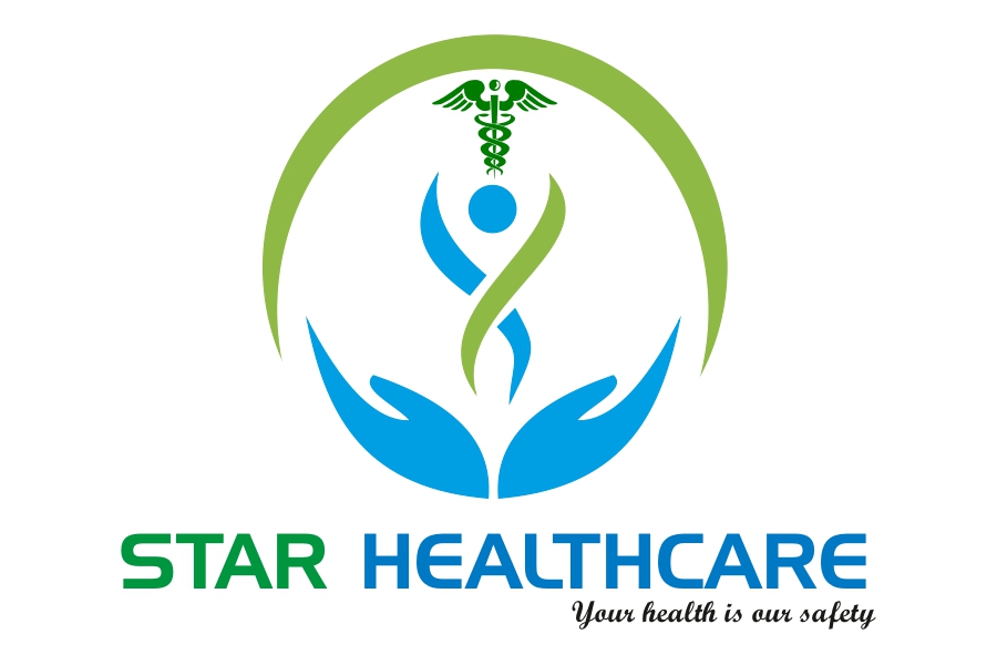 STAR HEALTHCARE Your health is our safety logo