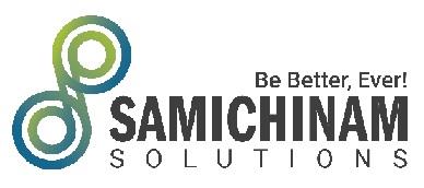 Be Better, Ever! SAMICHINAM SOLUTIONS logo
