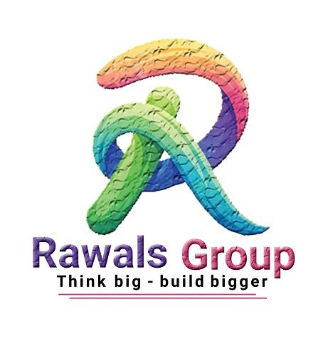 Rawals Group Think big - build bigger logo