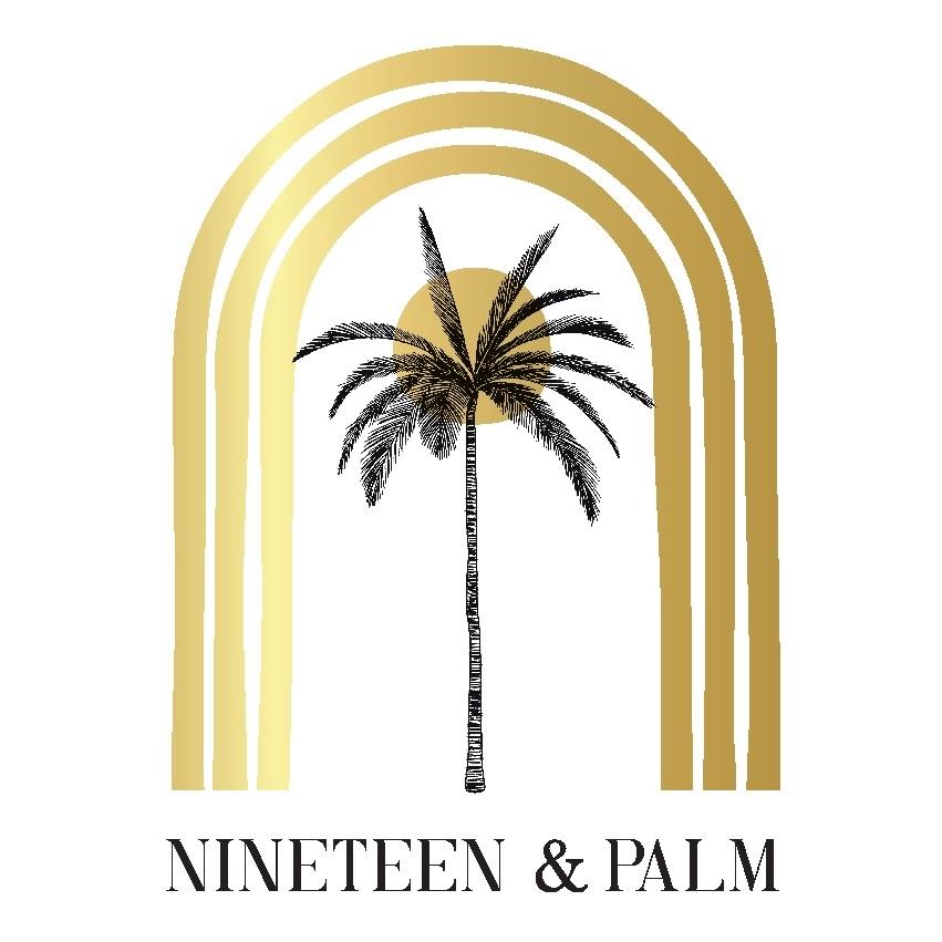 NINETEEN & PALM logo