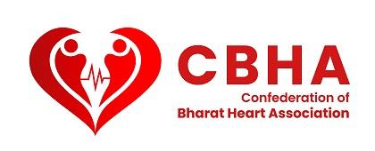 Q y CBHA Confederation of Bharat Heart Association logo