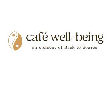 (@ café well-being \ an element of Back to Source logo