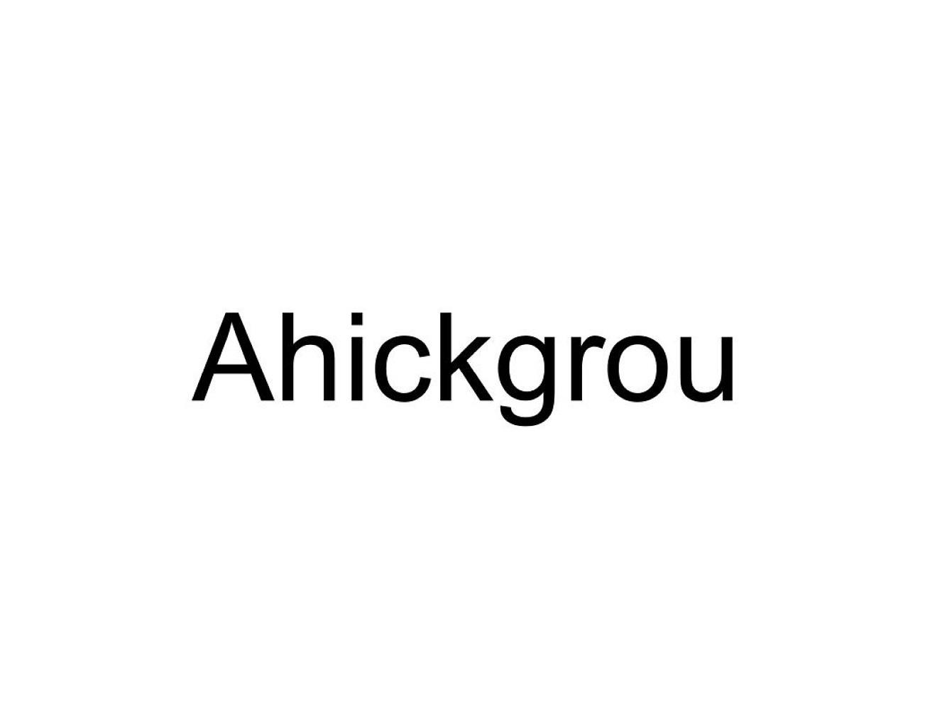Ahickgrou logo