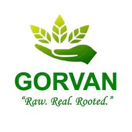 weg GORVAN “Raw. Real. Rooted.” logo