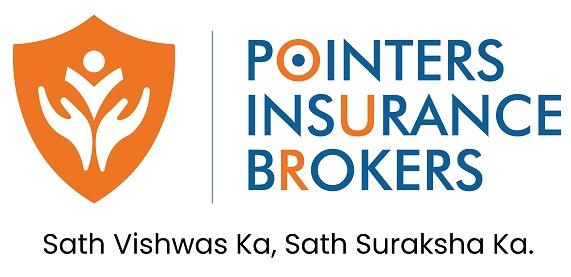 POINTERS INSURANCE BROKERS Sath Vishwas Ka, Sath Suraksha Ka. logo