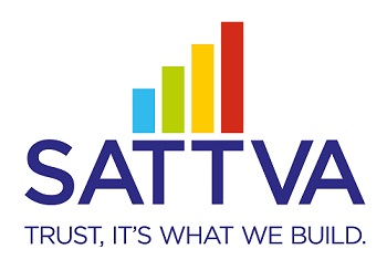 SATTVA - TRUST. IT'S WHAT WE BUILD logo